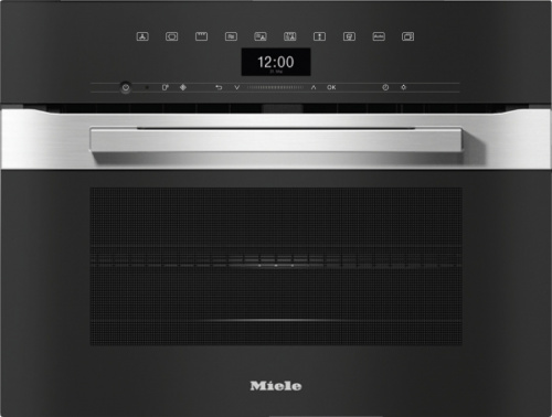 Духовой шкаф с СВЧ Miele H7440BM EDST/CLST сталь CleanSteel