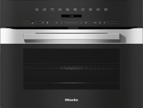 Духовой шкаф с СВЧ Miele H7240BM EDST/CLST сталь CleanSteel